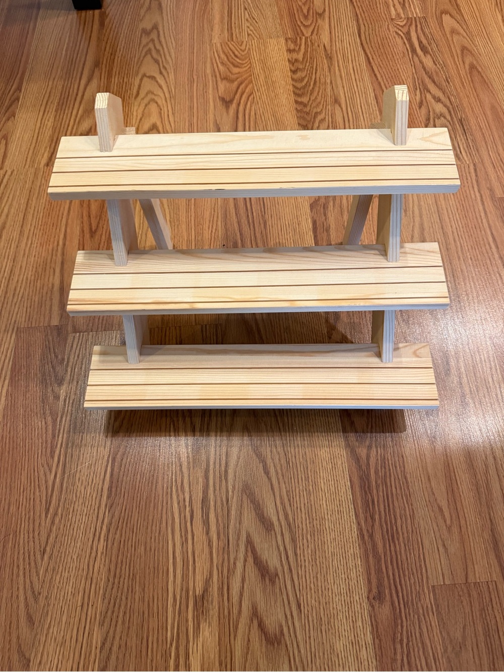 Natural Wood 3-Tier Display Stand - Home Accents
